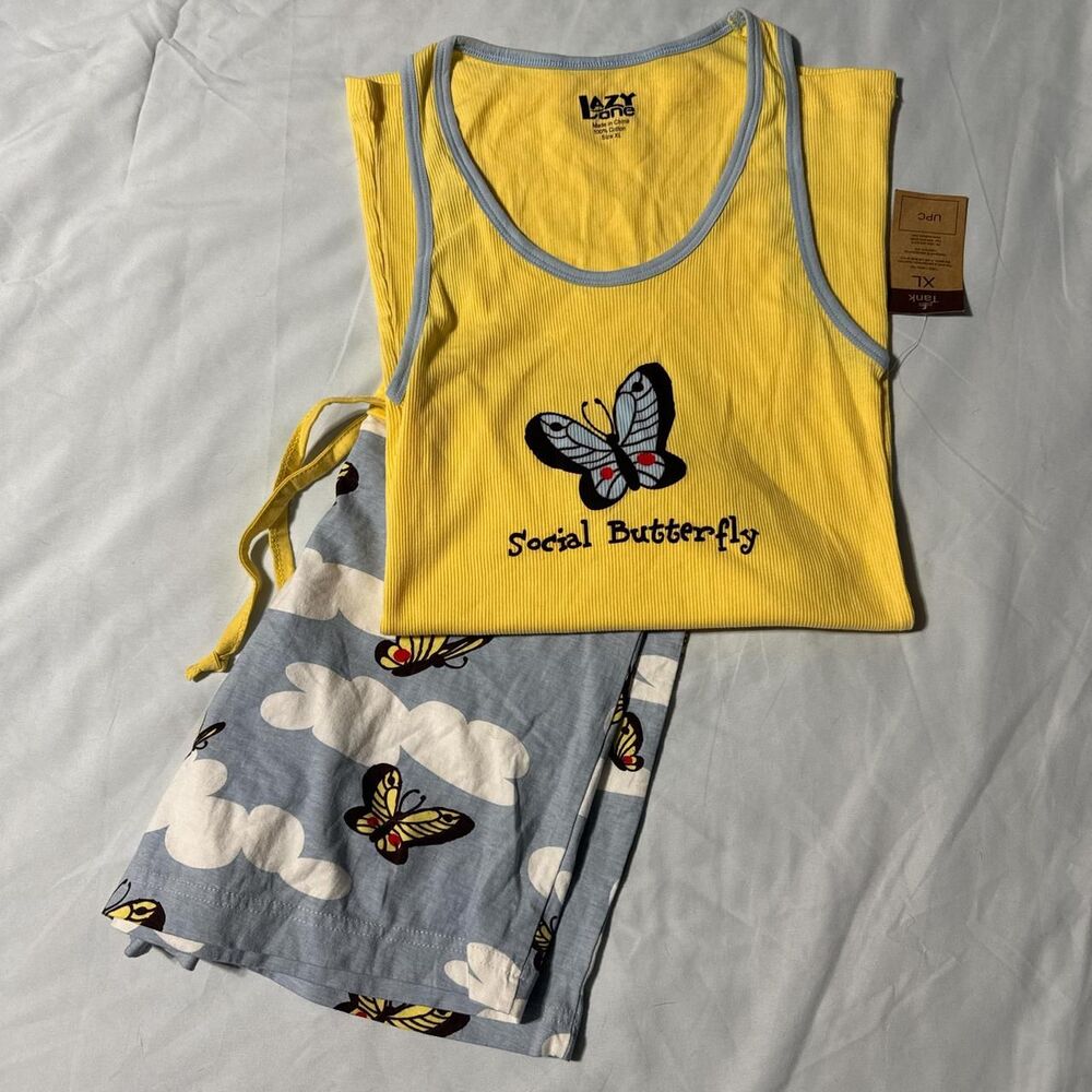 Lazy-one summer Pajamas Junior Size XL, NWT, Tank and Shorts